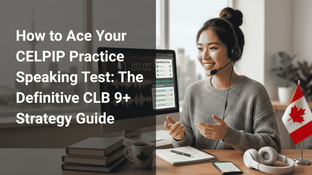 How to Ace Your CELPIP Practice Speaking Test: The Definitive CLB 9+ Strategy Guide